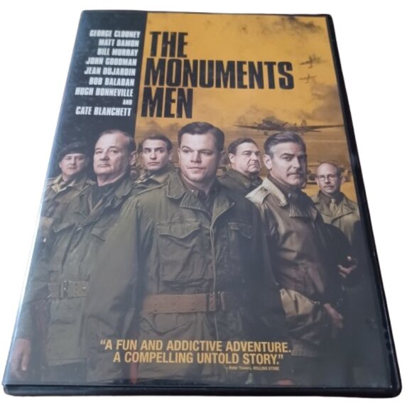 The Monuments Men DVD Movie Matt Damon George Clooney World War 2 PG13 Disc Film - Picture 1 of 3
